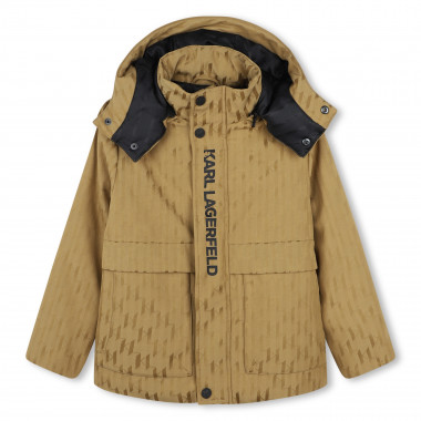 Cazadora con capucha extraible KARL LARGERFELD KIDS para NIÑO