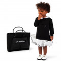 Jurk met tutu en lage taille KARL LAGERFELD KIDS Voor