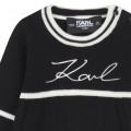 Strickkleid mit Kaschmir KARL LAGERFELD KIDS Für MÄDCHEN