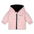 Reversible puffer jacket KARL LAGERFELD KIDS for GIRL