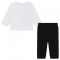 Ensemble T-shirt et caleçon KARL LAGERFELD KIDS pour GARCON