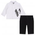 Conjunto camisa y pantalón KARL LARGERFELD KIDS para NIÑO