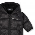 Hooded puffer jacket KARL LAGERFELD KIDS for BOY