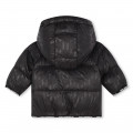 Hooded puffer jacket KARL LAGERFELD KIDS for BOY