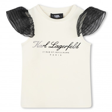 Short-sleeved top KARL LAGERFELD KIDS for GIRL