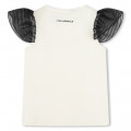 Short-sleeved top KARL LAGERFELD KIDS for GIRL