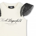 Short-sleeved top KARL LAGERFELD KIDS for GIRL