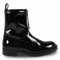 Patent leather ankle boots KARL LAGERFELD KIDS for GIRL