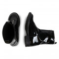 Bottines en cuir verni KARL LAGERFELD KIDS pour FILLE