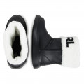 Cuffed leather ankle boots KARL LAGERFELD KIDS for GIRL