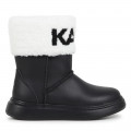 Stivali in pelle con risvolti KARL LAGERFELD KIDS Per BAMBINA