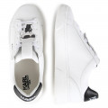 Low-top leather trainers KARL LAGERFELD KIDS for GIRL