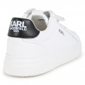 Baskets basses en cuir KARL LAGERFELD KIDS pour FILLE