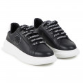 Baskets basses en cuir KARL LAGERFELD KIDS pour GARCON