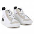 Sneakers alte in pelle KARL LAGERFELD KIDS Per UNISEX