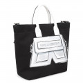 Canvas tote bag KARL LAGERFELD KIDS for GIRL
