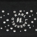 Bonnet en tricot avec strass KARL LAGERFELD KIDS pour FILLE