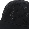 Casquette en coton avec strass KARL LAGERFELD KIDS pour FILLE