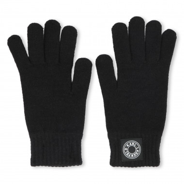 Gants en tricot KARL LAGERFELD KIDS pour GARCON