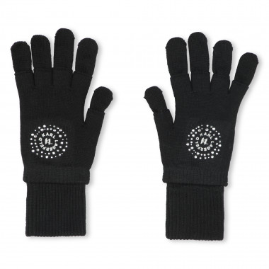 Knitted mitten-gloves KARL LAGERFELD KIDS for GIRL