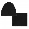 Hat and cowl set KARL LAGERFELD KIDS for BOY