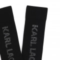 Chaussettes hautes KARL LAGERFELD KIDS pour FILLE