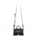 Shiny textile handbag KARL LAGERFELD KIDS for GIRL