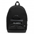 Coated textile backpack KARL LAGERFELD KIDS for GIRL