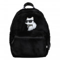 Fluffy fleece backpack KARL LAGERFELD KIDS for GIRL