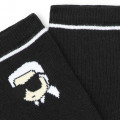 Lot de 2 paires de chaussettes KARL LAGERFELD KIDS pour UNISEXE