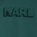 T-shirt à manches longues KARL LAGERFELD KIDS pour GARCON