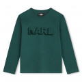 Long-sleeved T-shirt KARL LAGERFELD KIDS for BOY