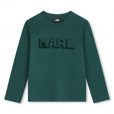 T-shirt met lange mouwen KARL LAGERFELD KIDS Voor
