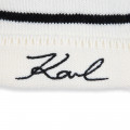 Embroidered hat KARL LAGERFELD KIDS for UNISEX