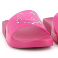 Sliders with printed design KARL LAGERFELD KIDS for GIRL