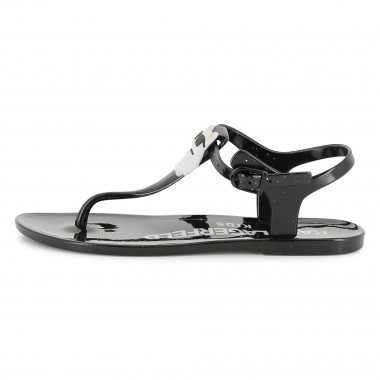 Schnallen-Sandalen mit Badge  Für 
