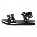 Light hook-and-loop sandals KARL LAGERFELD KIDS for GIRL