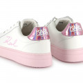 Lace-up leather trainers KARL LAGERFELD KIDS for GIRL