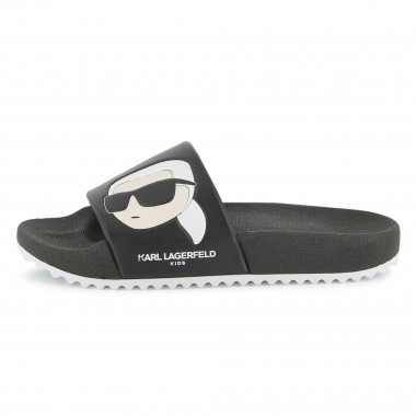 Sliders with design KARL LAGERFELD KIDS for BOY
