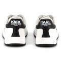 Lace-up leather trainers KARL LAGERFELD KIDS for BOY