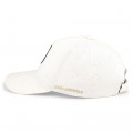 Adjustable cotton baseball cap KARL LAGERFELD KIDS for GIRL