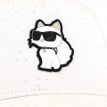 Adjustable cotton baseball cap KARL LAGERFELD KIDS for GIRL