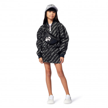 Casquette réglable avec badge KARL LAGERFELD KIDS pour FILLE