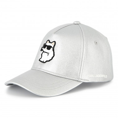 Casquette réglable avec badge KARL LAGERFELD KIDS pour FILLE