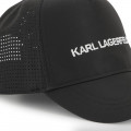 Verstellbares, besticktes Cap KARL LAGERFELD KIDS Für JUNGE