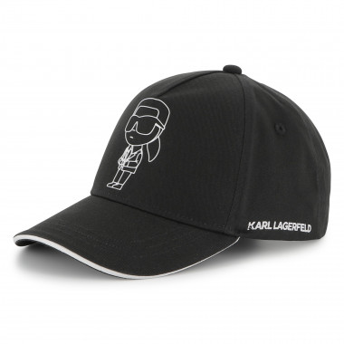 Casquette réglable en coton KARL LAGERFELD KIDS pour GARCON