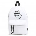Kleiner Rucksack mit Badge KARL LAGERFELD KIDS Für MÄDCHEN