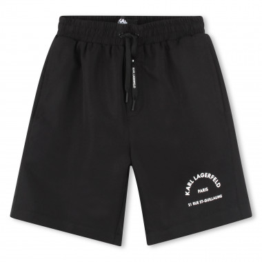 Short de bain à poches KARL LAGERFELD KIDS pour GARCON