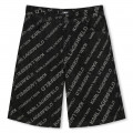 Denim Bermuda shorts KARL LAGERFELD KIDS for BOY