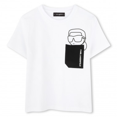 T-shirt à manches courtes KARL LAGERFELD KIDS pour GARCON